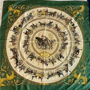 Authentic Hermes Silk Scarf
